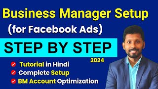 Setup Business Manager Facebook in 15 Min 2024  How to Create Facebook Business Manager Account [upl. by Nayve570]