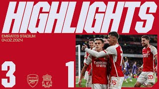 A BIG THREE POINTS  Arsenal vs Liverpool 31  Highlights  Saka Martinelli Trossard [upl. by Amory]