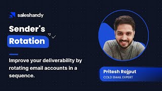 Introducing Email Senders Rotation  Saleshandy [upl. by Drofla]