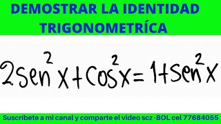 IDENTIDADES TRIGONOMÉTRICAS QUE REGALADO [upl. by Bone]