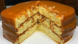 Easy Southern Caramel Cake Recipe Made From Scratch [upl. by Kirt]