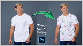 Change Clothes Color in Photo  Change the Color of a TShirt in Photoshop Change Dress Color in PS [upl. by Mell]