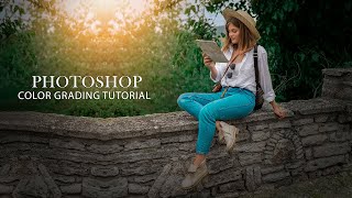 Cinematic color grading in photoshop [upl. by Seema]