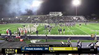 Football Pulaski Academy at Greenwood [upl. by Gathers]