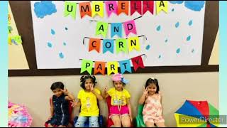 Umbrella And Corn Party  Little kids  Presidium 🌟 [upl. by Aihsekan]