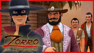 Malapensa ne se laisse pas intimider par Zorro  Compilation  ZORRO Le héros masqué [upl. by Cooe]