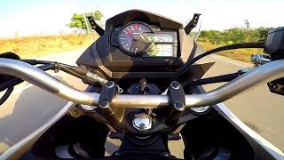 Suzuki VStrom 650XT Highway Ride Braking Test Raw Footage DinosVlogs [upl. by Ynney103]