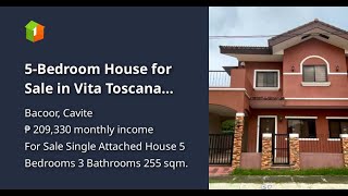 5Bedroom House for Sale in Vita Toscana Molino Blvd Bacoor Cavite [upl. by Asselam]