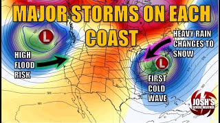 112024 November Snowfall Showdown East Coast vs West Coast [upl. by Pachston]