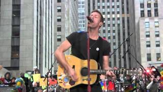 COLDPLAY  Introduction and quotYellowquot  Live in New York City TODAY Show  March 14 2016 HDHQ [upl. by Gustie736]