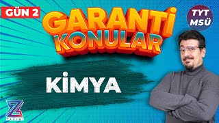 6 GÜNDE TYTMSÜ FKB GARANTİ KONULAR KAMPI  KİMYA 2GÜN [upl. by Veleda]