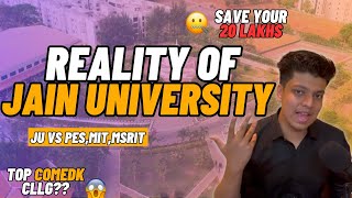 Reality of jain university  300 acres campus collegereview trending motivation jainuniversity [upl. by Bernard]