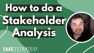 How to do a Stakeholder Analysis as part of your Strategic Plan [upl. by Koh14]