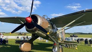 IWM Duxford 80th Dday Anniversary Airshow 2 June 2024planespotting aviation warbirds [upl. by Wallford866]