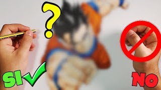 EL RETO DE LA MANO IZQUIERDA  LEFT HAND CHALLENGE  ArteMaster  Gohan Místico  Dragon Ball [upl. by Margarete]