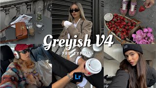 Greyish V4  Lightroom Mobile Preset Android iOS  Free Download DNG amp XMP [upl. by Knarf]