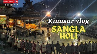 Aisi Holi kahi nahi dekhi hogi  Sangla Holi  Faag Mela  Kinnaur vlog sangla holi trending [upl. by Karlise]