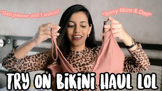 Try On Bikini Haul 2019 ftCupshe Dad please dont kick me out pray for me [upl. by Elsy594]