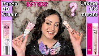 Ponds BB cream Vs Lakme CC cream✨ Which one is better What to buy kp styles [upl. by Albur]