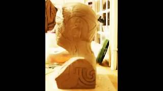 Timelapse Olympic Head  Lord Colin Moynihan Plaster to Bronze [upl. by Annahvas]