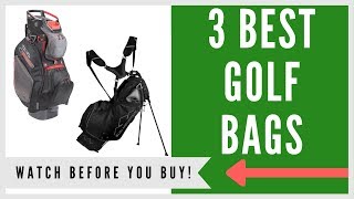 ✅ Golf Bag 3 Best Golf Bags For The Money [upl. by Nnayr]