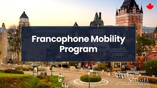 Francophone Mobility Program [upl. by Skier]