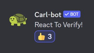 Create A Discord Verification System Using CarlBot EASY [upl. by Dino]