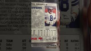 TROY AIKMAN 1992 PRO SET FOOTBALL CARD 🔥💯 [upl. by Bolton]