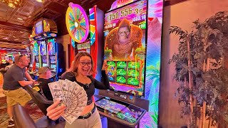 We Played The NEWEST Slot Machine In All Of Las Vegas Prepare For A MULTITUDE Of Bonuses [upl. by Wicks]