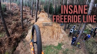 THIS COULD BE THE BIGGEST MTB JUMP LINE IN THE UK [upl. by Doownel419]