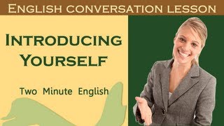 Introducing Yourself  How to Introduce Yourself In English [upl. by Assirrec]