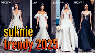 Trendy w modzie ślubnej 2025 Suknie jak marzenie ślub weddingdress wesele [upl. by Rhoda]