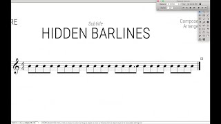 Hidden Barlines  Finale Superuser [upl. by Hembree]