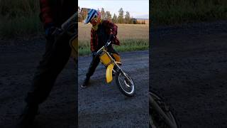 Suzuki RM80 2Stroke Testing With New Clutch Crown shorts [upl. by Enaffit]