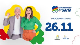 PROGRAMA COMPLETO PE DÁ SORTE 261123 [upl. by Gilead465]