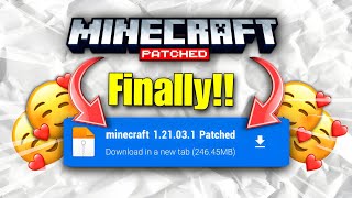 Finally Install Minecraft Patched 121 Latest Version 😍 [upl. by Naujyt]