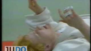 JUDO 1993 European Championships Beata Maksymow POL  Anne Akerblom FIN [upl. by Harvison]