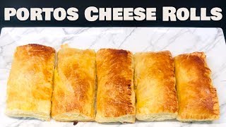 Portos Style Cheese Rolls Recipe  Cuban Bakery Inspired  Delicious Homemade Pastries [upl. by Skvorak]