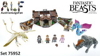 Lego Fantastic Beasts 75952 Newt´s Case of Magical Creatures  Lego Speed Build Review [upl. by Akeemat]