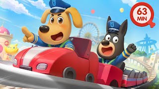 Amusement Park  Safety Tips  Kids Cartoon  Police Cartoon  Sheriff Labrador [upl. by Conney]