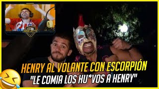 🔴 REACCIONANDO a HENRY MARTIN y ESCORPIÓN al VOLANTE 🤣 [upl. by Irianat21]