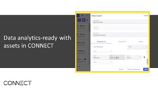 Data analyticsready with assets in CONNECT [upl. by Alaehs846]