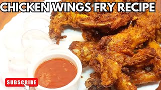 Chicken Wings Fry  How to make Chicken Wings Fry  Crispy Fried Chicken Wings  Spicy Chicken Fry [upl. by Ettennaej]