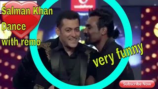 Salman Khan and Remo Dance and Comedy  Big Boss Funny  Prabhu Deva trolled [upl. by Virginie]