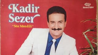 Plak Arşivimden Kadir Sezer  Dokunsan Ağlayacağım 1984 [upl. by Ellenij]