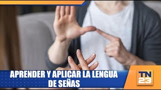 Aprender y aplicar la lengua de señas [upl. by Hanway]