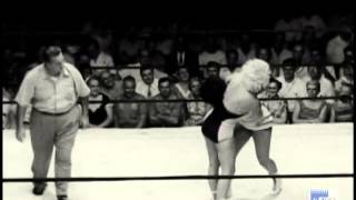 June Byers vs Penny Banner 26 Aug 1955 [upl. by Morty]