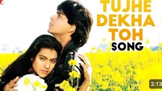 Tujhe Dekha Toh Song  Dilwale Dulhania Le Jayenge  Shah Rukh Khan Kajol  Kumar Sanu Lata  DDLJ [upl. by Beera]