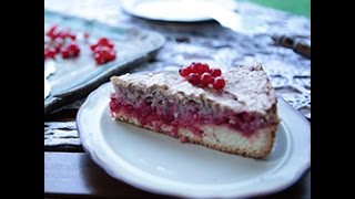 Come fare una crostata meringata al ribes  videoricetta  crostate di frutta [upl. by Einallem]