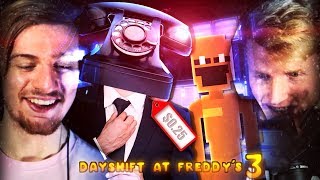 HIRING PHONE GUY  Dayshift at Freddys 3 Part 3 [upl. by Smaj]